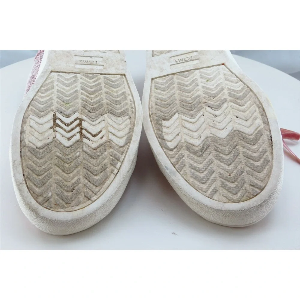 Toms Youth‎ Girls Shoes Size 4 M Pink Fashion Sneakers Synthetic
